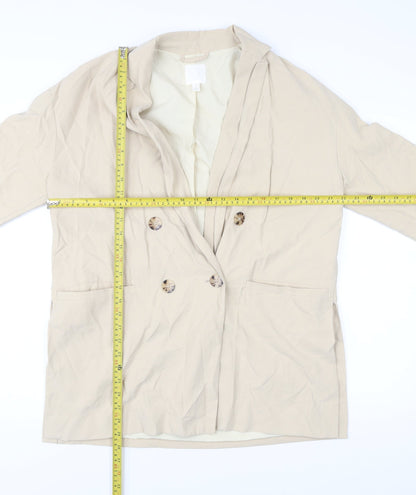 Mens UK Size S H&M Beige Basic Jacket