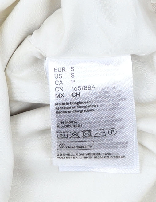 Mens UK Size S H&M Beige Basic Jacket
