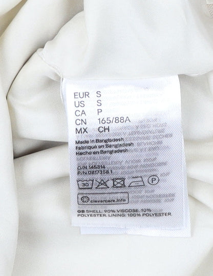 Mens UK Size S H&M Beige Basic Jacket