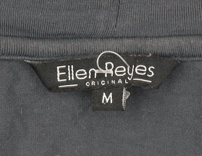 Womens UK Size M Ellen Reyes Black Cardigan Jumper