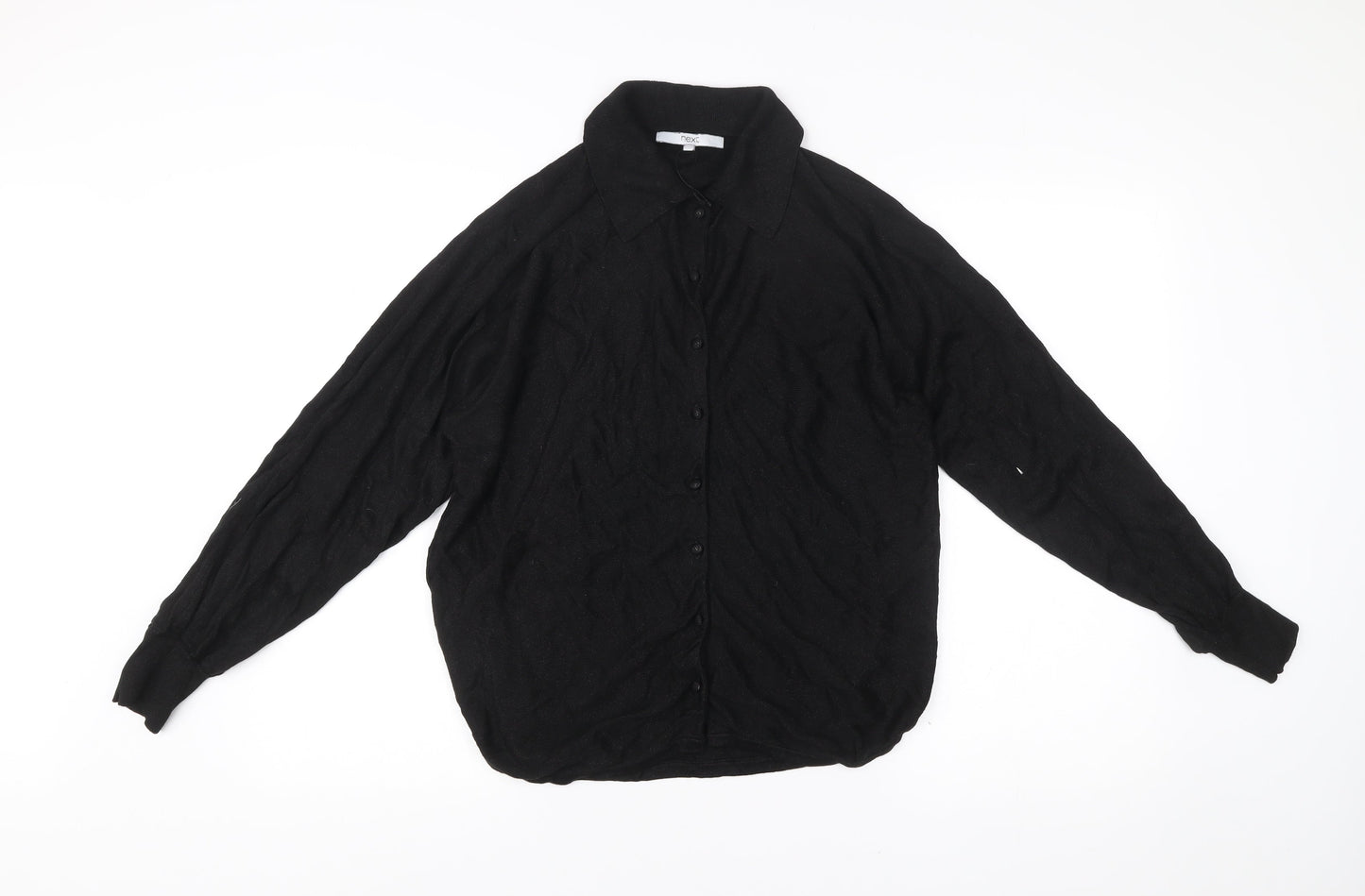 Womens UK Size M NEXT Black Cardigan Jumper