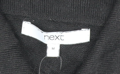 Womens UK Size M NEXT Black Cardigan Jumper