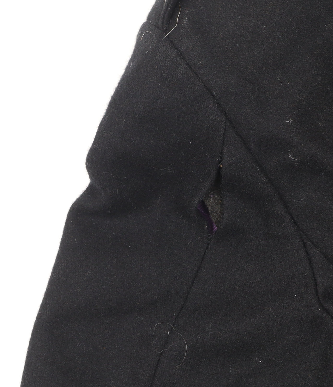 Mens UK Size S Tom English Black Pea Coat