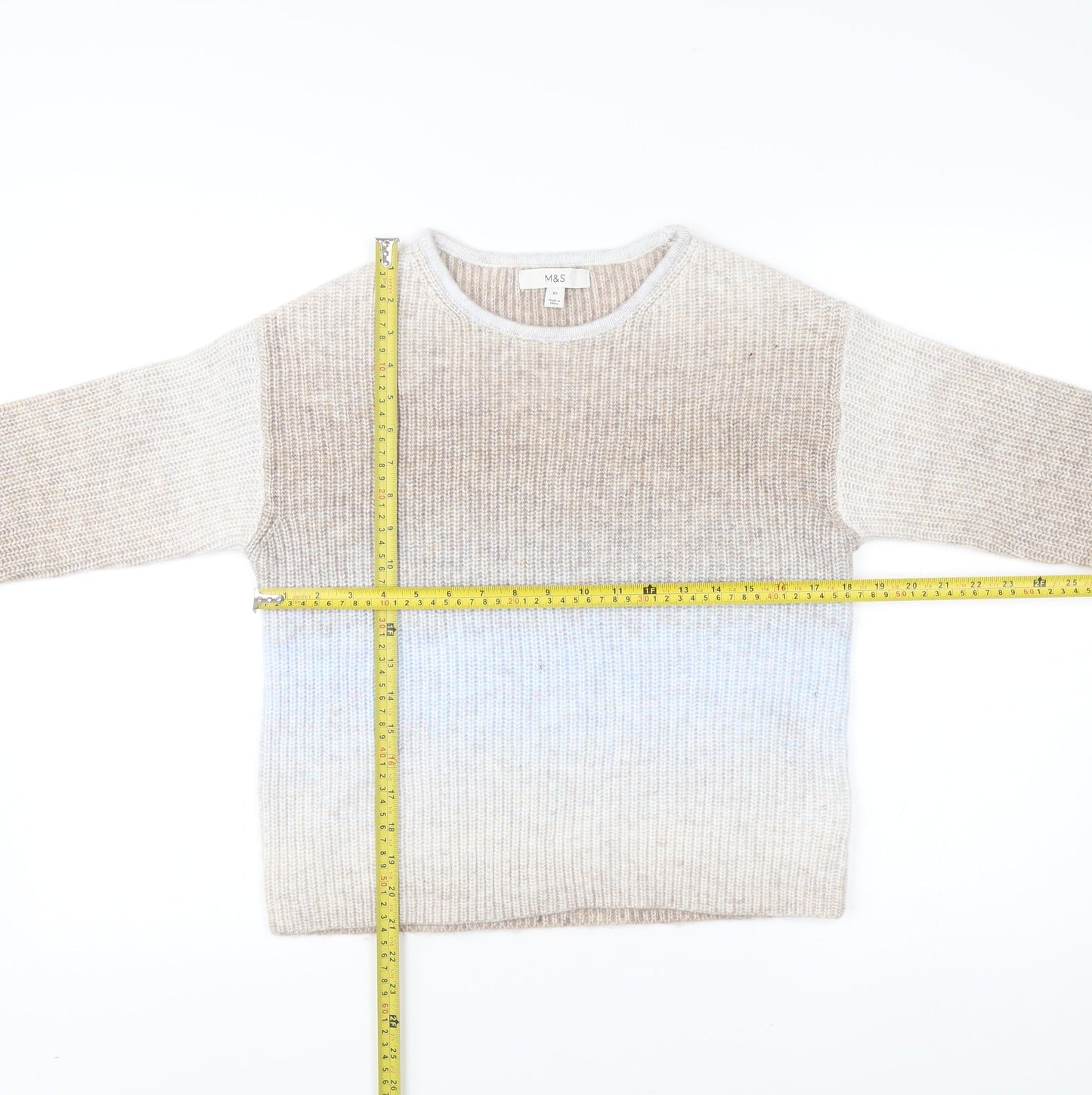 Marks and Spencer Womens Multicoloured XS Pullover Jumper Knitwear