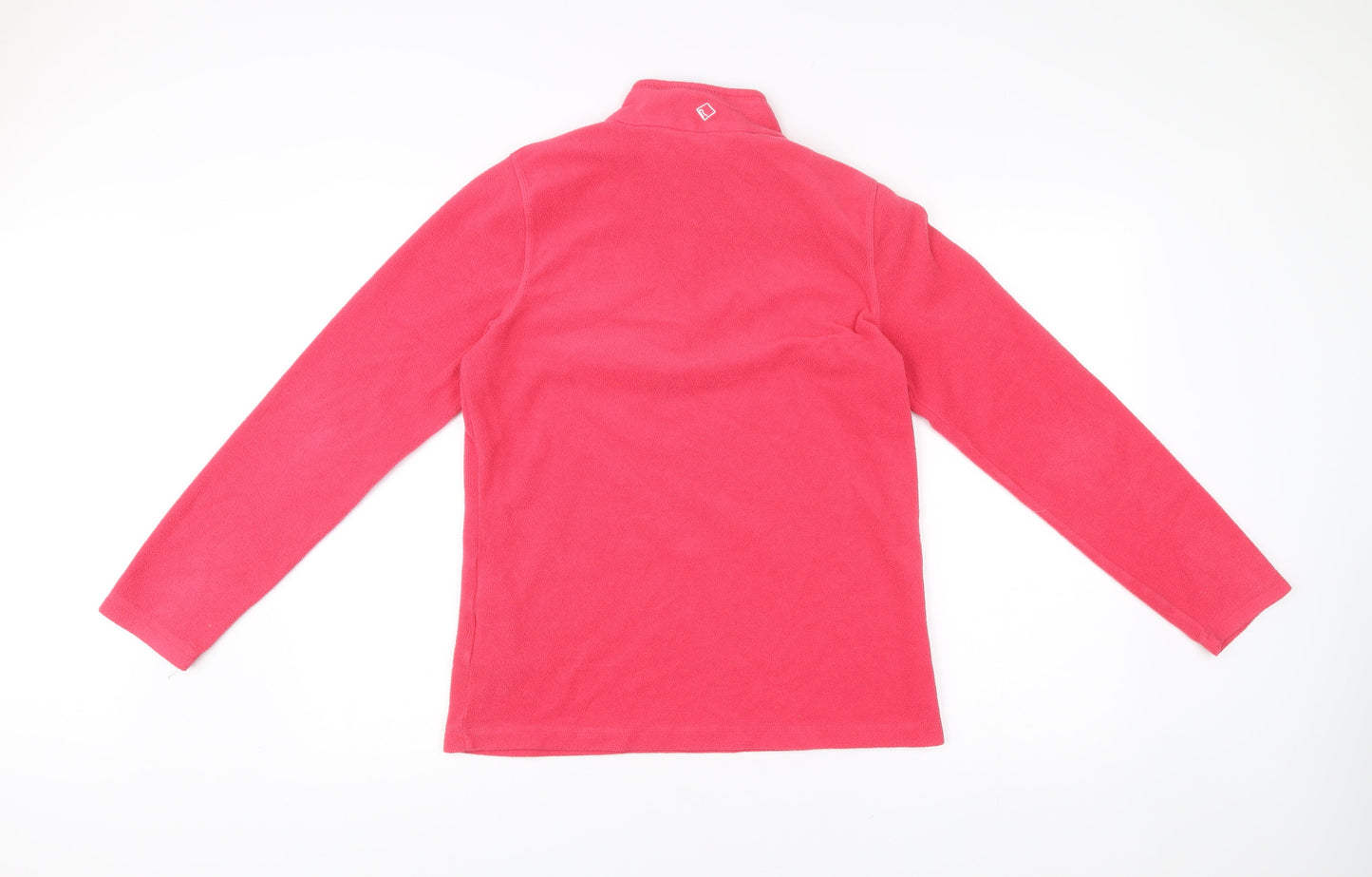 Regatta Womens Pink Fleece Sweatshirt Size 12 Half Zip Outdoor Hiking