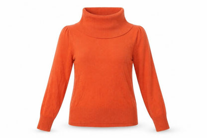 Womens UK Size 14 Debenhams Orange Pullover Jumper