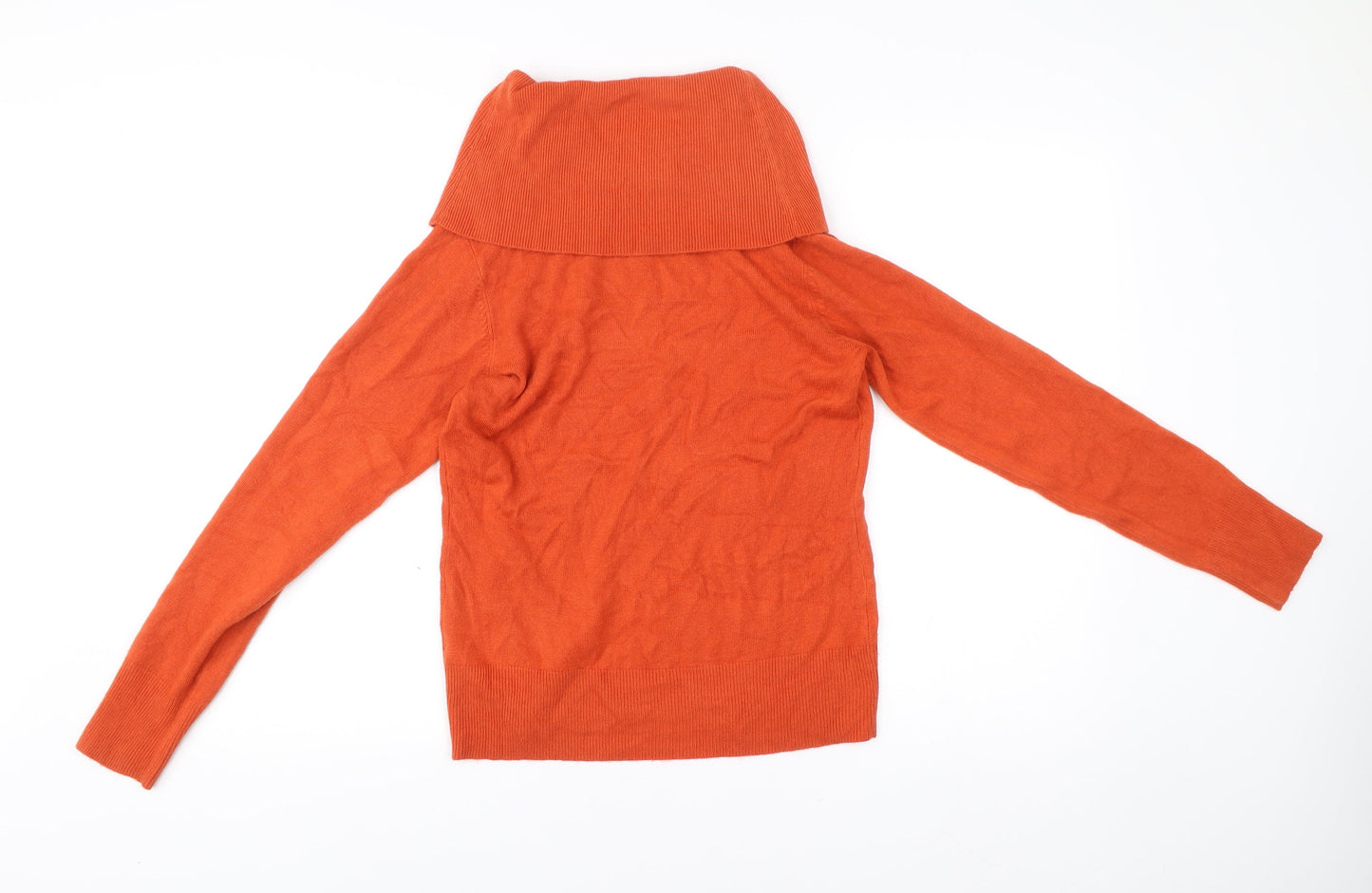 Womens UK Size 14 Debenhams Orange Pullover Jumper