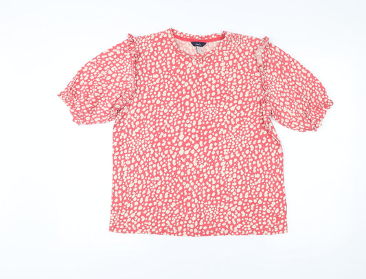 Womens UK Size 12 Joules Pink Tunic Blouse
