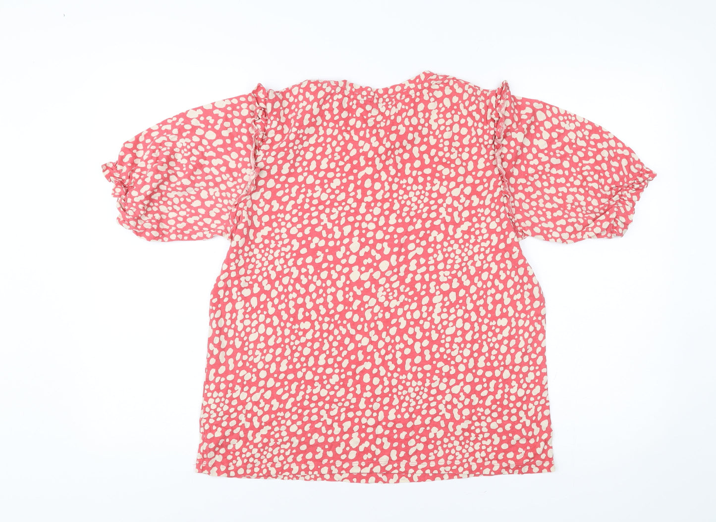 Womens UK Size 12 Joules Pink Tunic Blouse