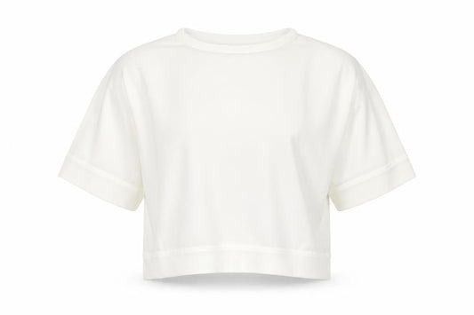 Womens UK Size XS Zara White Cropped Blouse