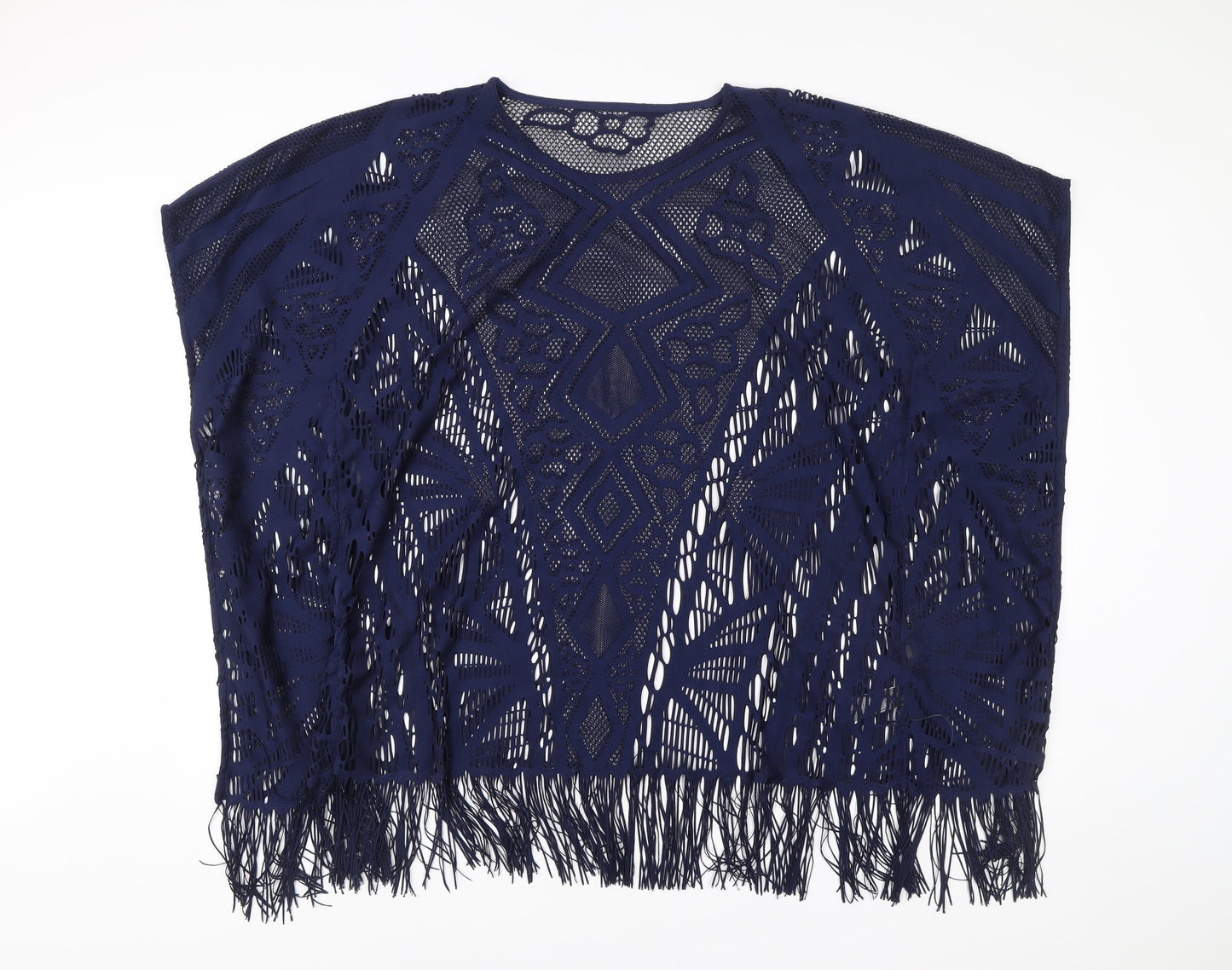 Womens UK Size M Marks and Spencer Blue Kimono Blouse