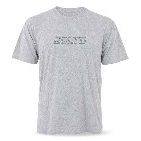 Front view of G&G Men’s Grey M Short Sleeve Crew Neck Cotton T-Shirt