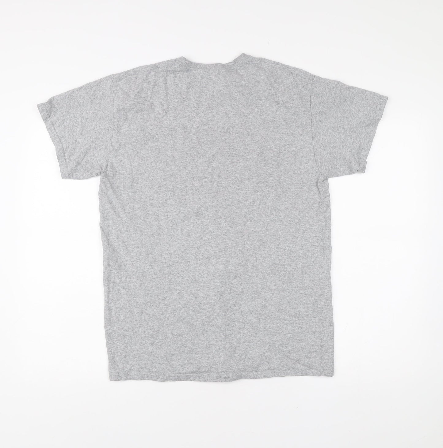 G&G Men’s Grey M Short Sleeve Crew Neck Cotton T-Shirt