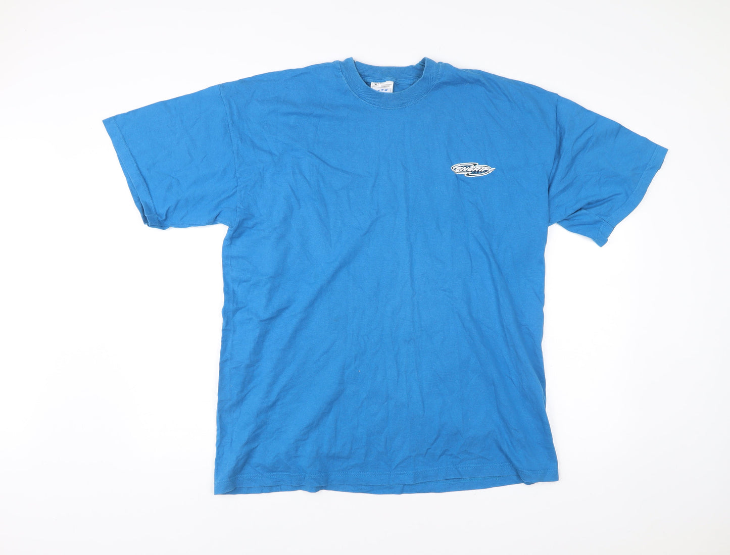 Mens UK Size XL Fruit of the Loom Blue  T-Shirt