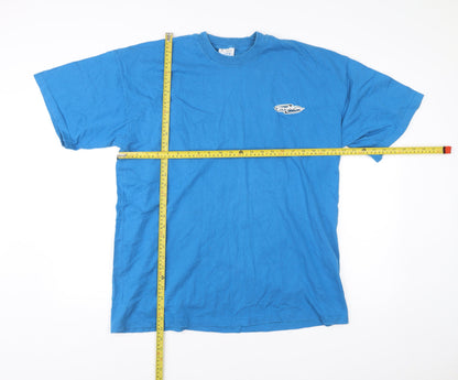 Mens UK Size XL Fruit of the Loom Blue  T-Shirt