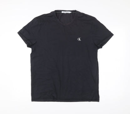 Mens UK Size XL Calvin Klein Black  T-Shirt