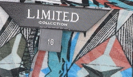 Marks and Spencer Women’s Multicoloured Size 16 Asymmetric Shift Dress
