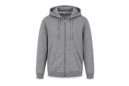 Mens UK Size L DECATHLON Grey Full Zip Hoodie