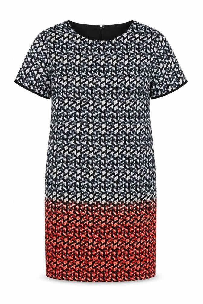 Planet Womens Multicoloured Size 16 Sheath Knee Length Dress