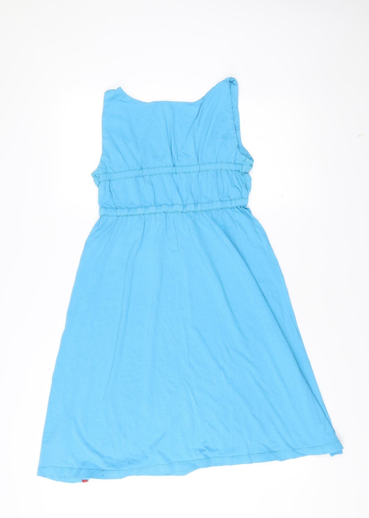 Esprit Women’s Blue A-Line Sleeveless Knee Length Jersey Dress L