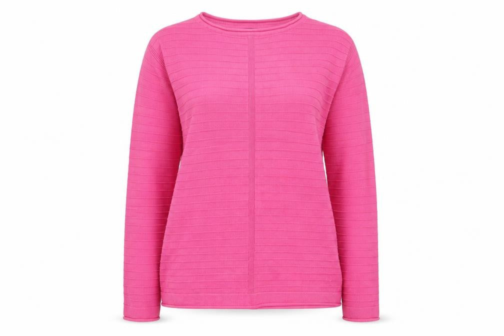 Womens UK Size 12 Crew Clothing Company Pink Pullover Jumper