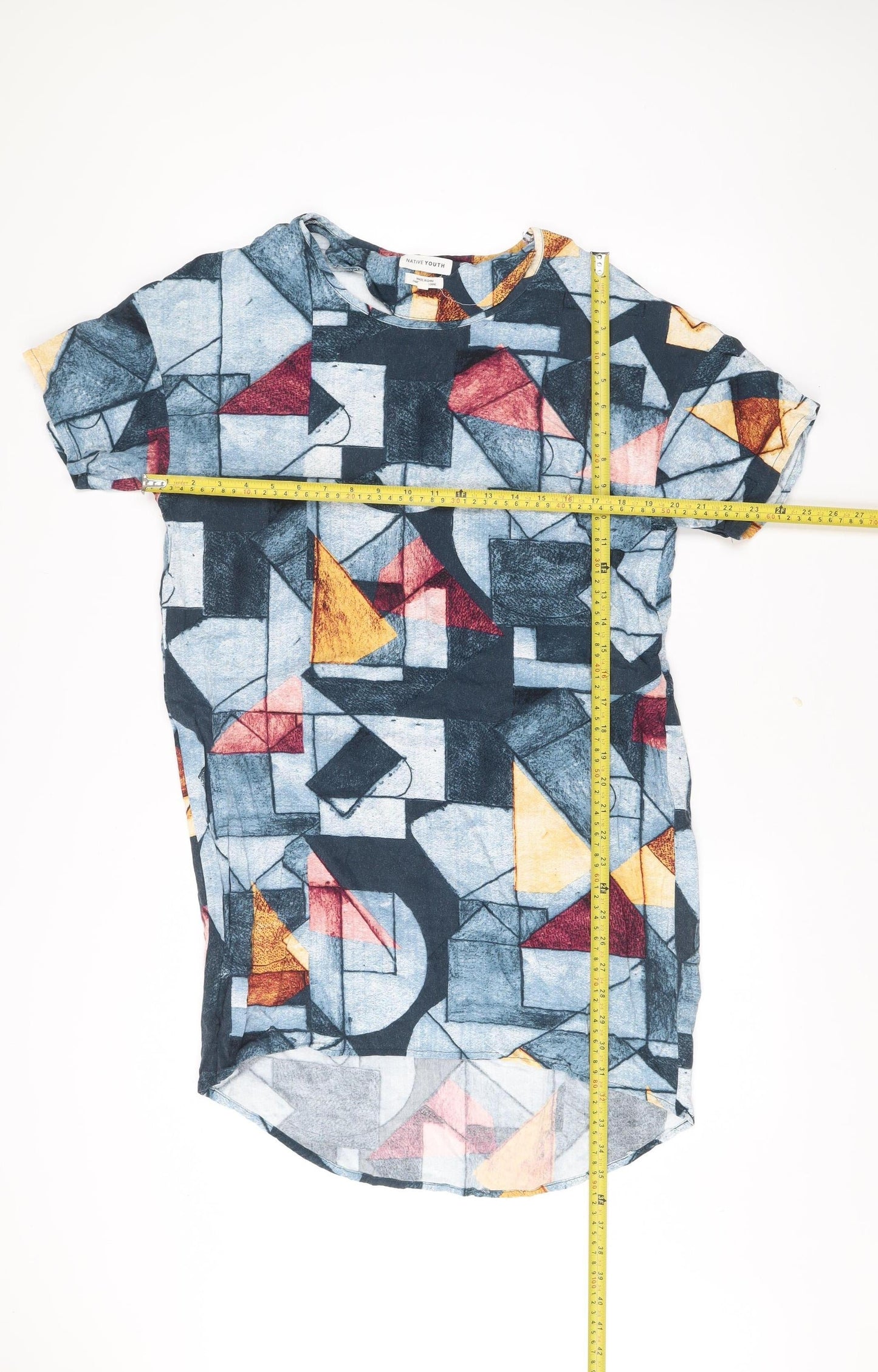 Native Youth Women’s Multicoloured Geometric Shift Dress L