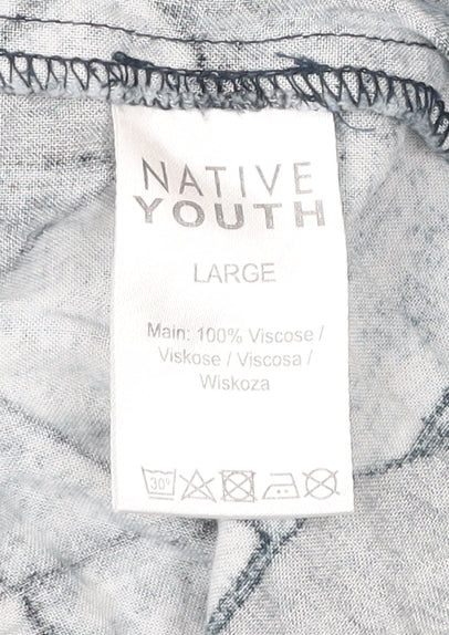 Native Youth Women’s Multicoloured Geometric Shift Dress L