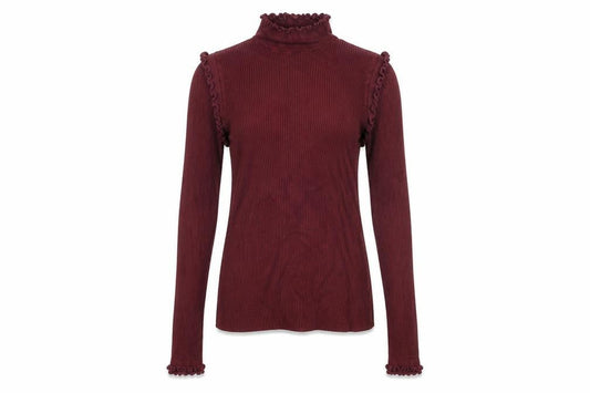 Womens UK Size 6 River Island Red Basic T-Shirt