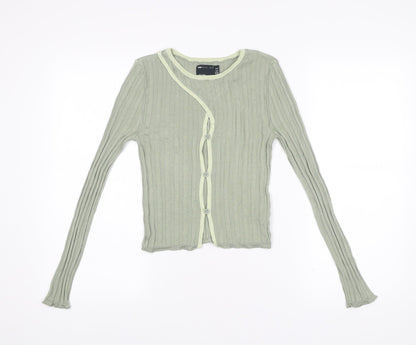Womens UK Size 6 ASOS Green Cardigan Jumper