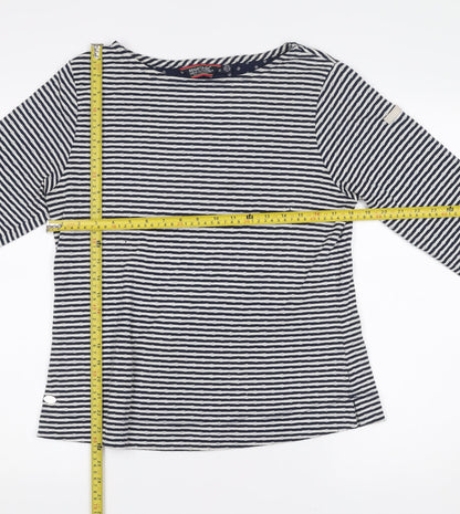Womens UK Size 14 Regatta Blue Basic T-Shirt