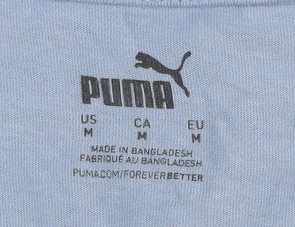 Puma Men’s Blue M Graphic Logo Sportswear T-Shirt