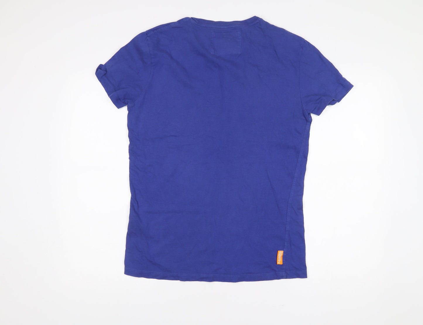 Superdry Men’s Blue Medium Crew Neck Short Sleeve T-Shirt