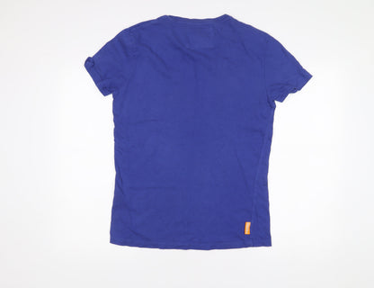 Superdry Men’s Blue Medium Crew Neck Short Sleeve T-Shirt