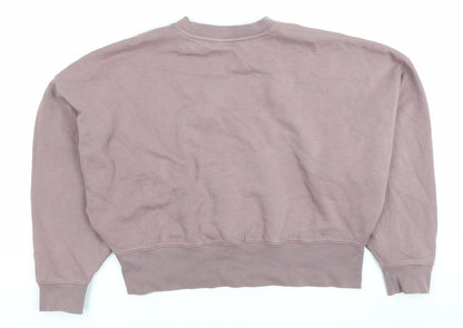 Adidas Women Purple Size 10 Crew Neck Pullover Sweatshirt