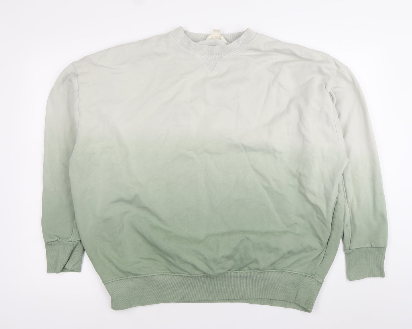 Mens UK Size S NEXT Green Pullover Sweatshirt