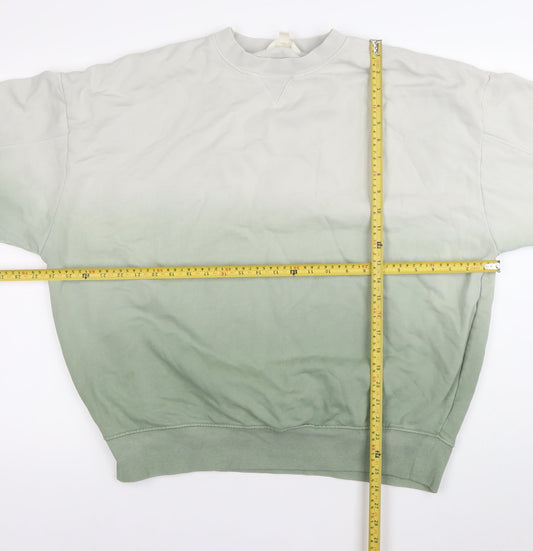Mens UK Size S NEXT Green Pullover Sweatshirt
