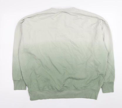 Mens UK Size S NEXT Green Pullover Sweatshirt