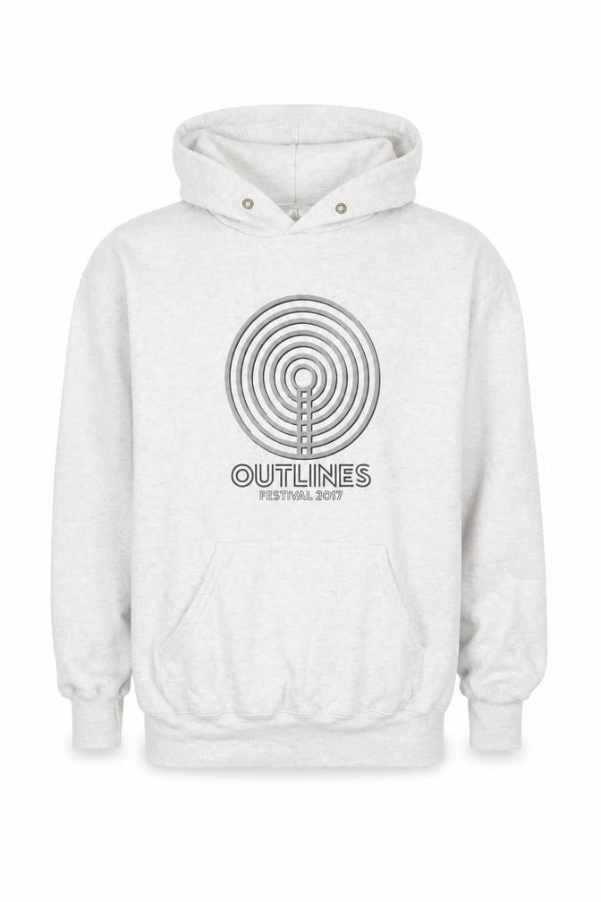 Mens UK Size S Fruit of the Loom Grey Pullover Hoodie