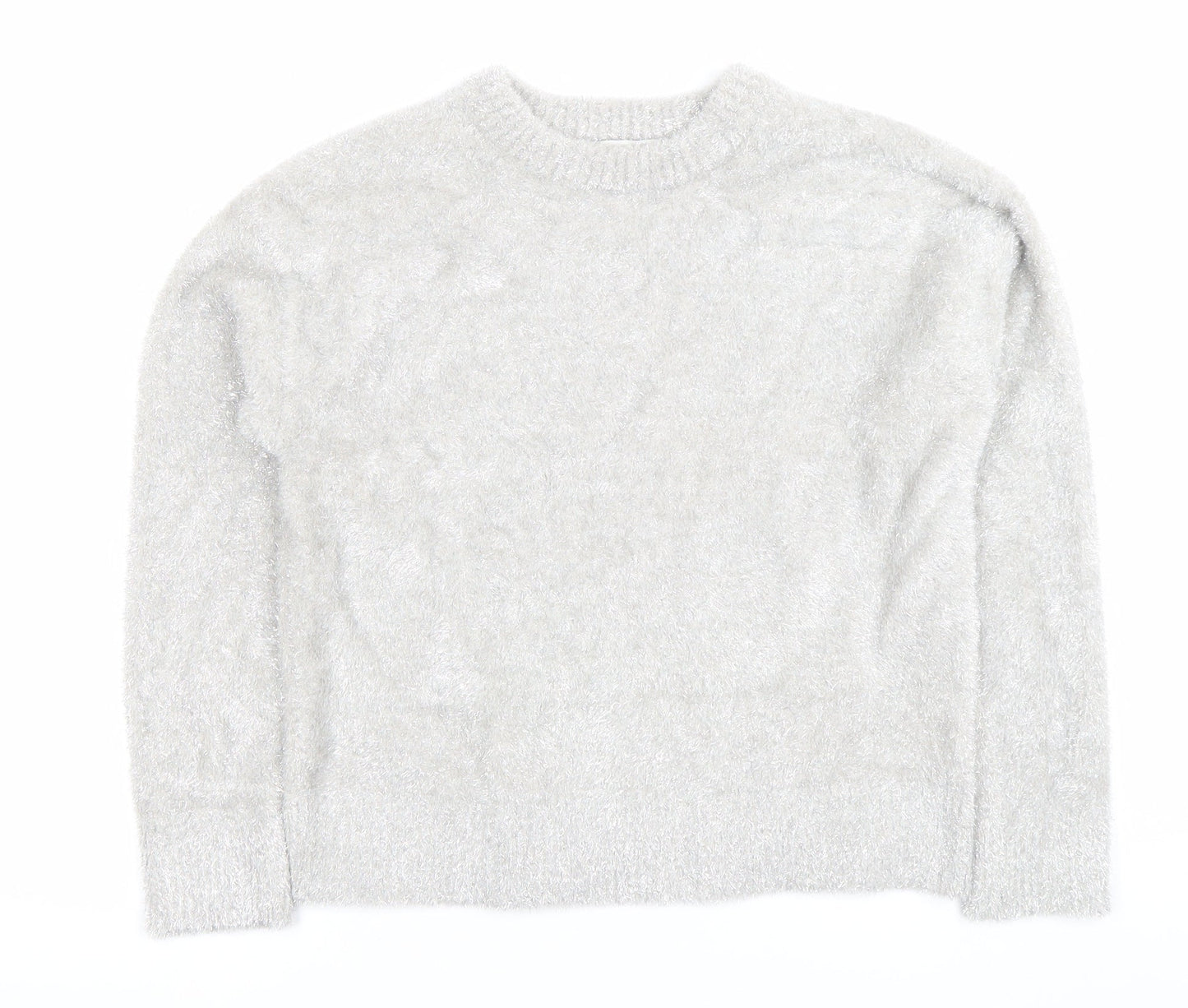 Womens UK Size XS Marks and Spencer Grey Pullover Jumper