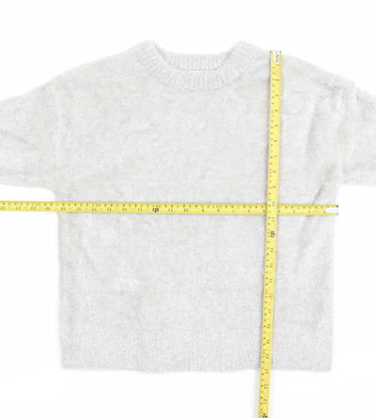 Womens UK Size XS Marks and Spencer Grey Pullover Jumper