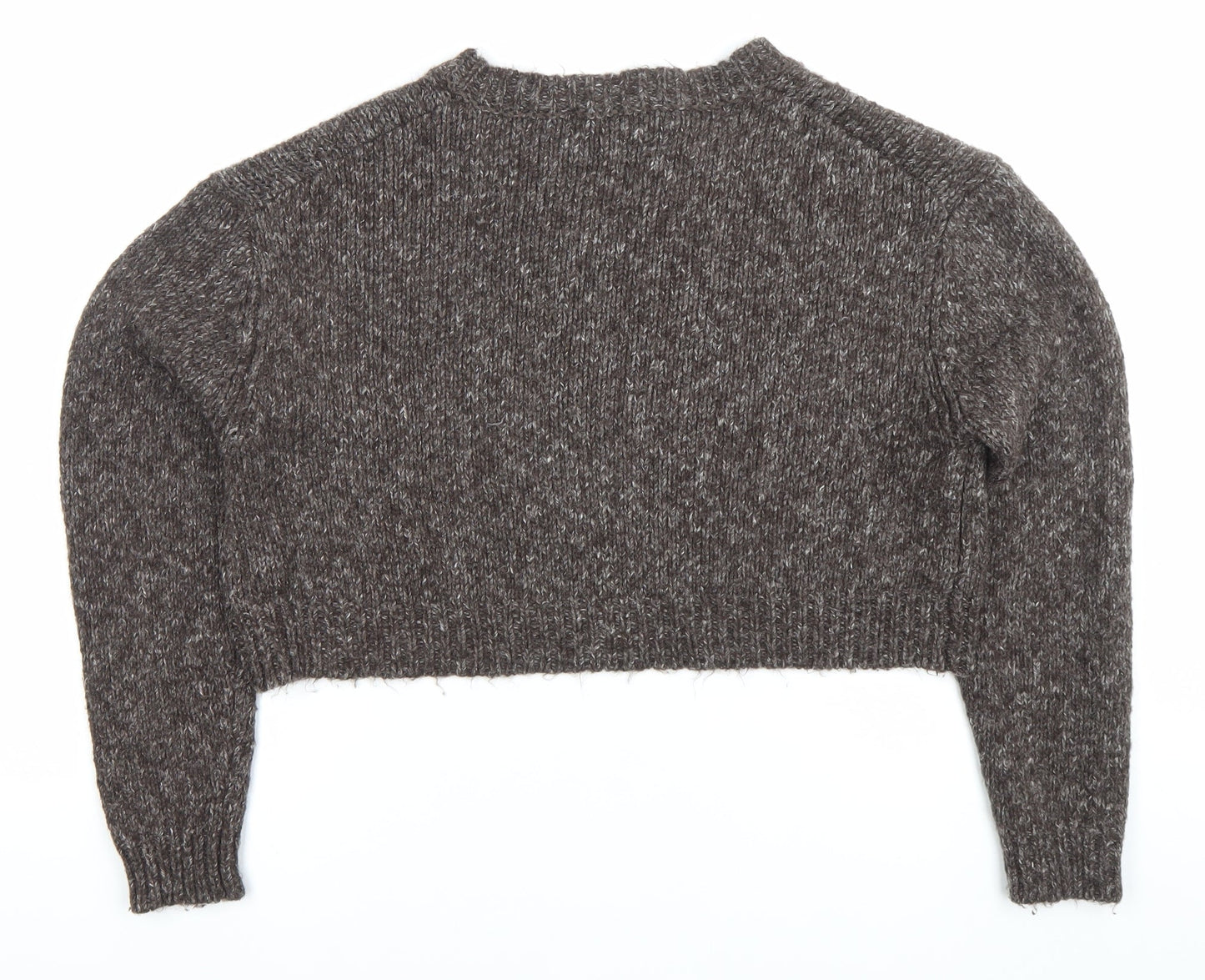 Womens UK Size 8 Zara Brown Pullover Jumper