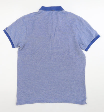 Ben Sherman Men’s Blue Polo Shirt M Regular Fit Cotton