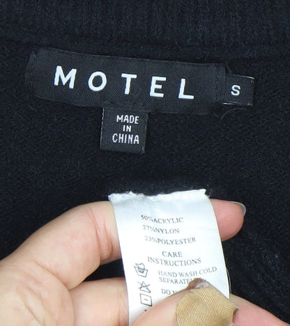 Womens UK Size S Motel Black Pullover Jumper
