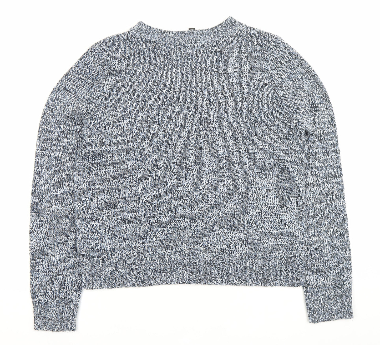 H&M Divided Women’s Blue Knit Pullover Jumper Size S Regular Fit