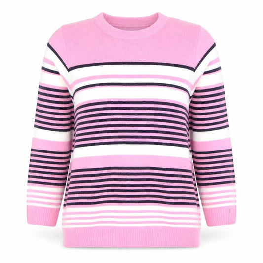 Womens UK Size M Pure & Natural Pink Pullover Jumper