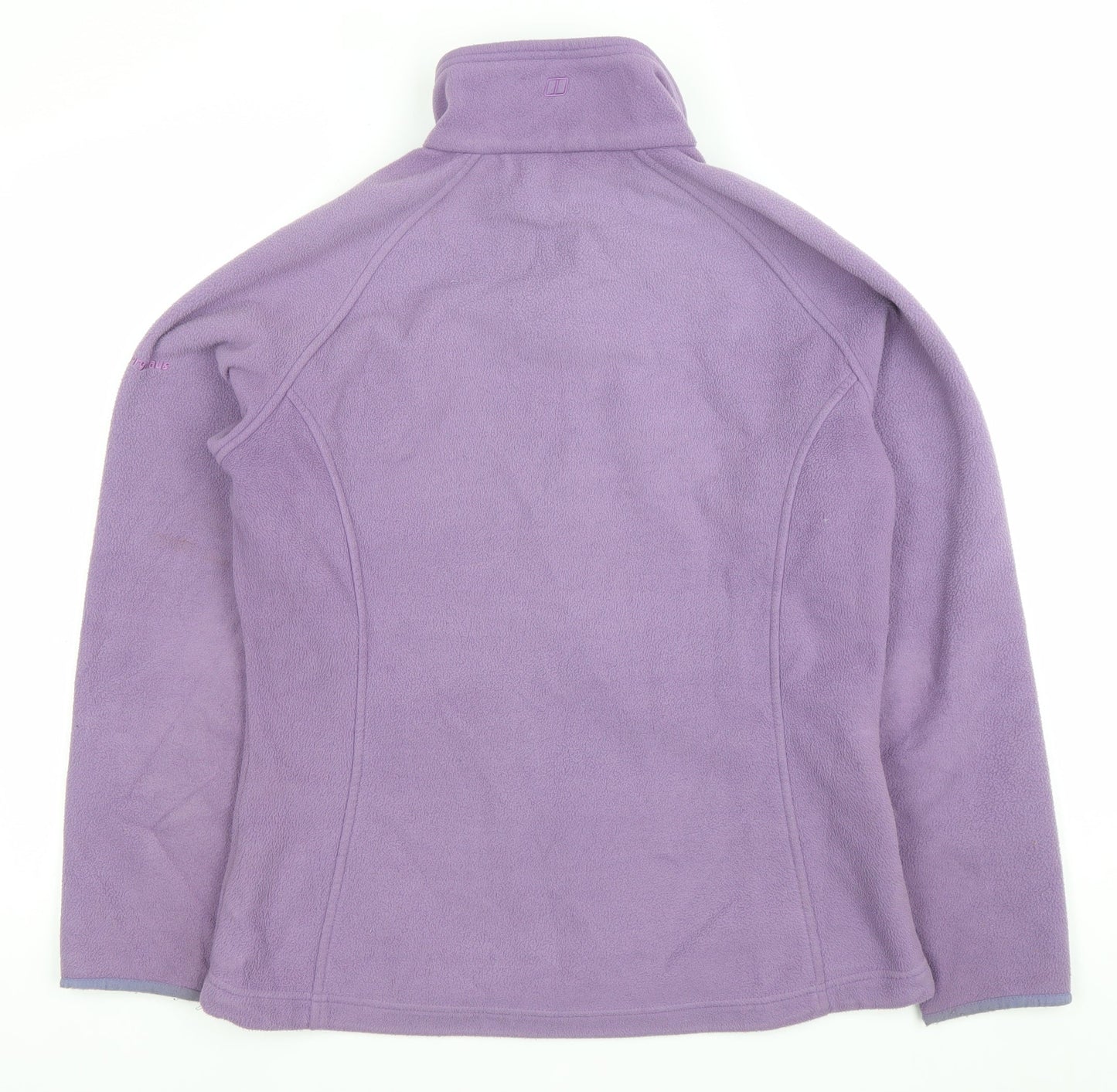 Berghaus Women's Purple Fleece Jacket Size 14 Full Zip Outdoor
