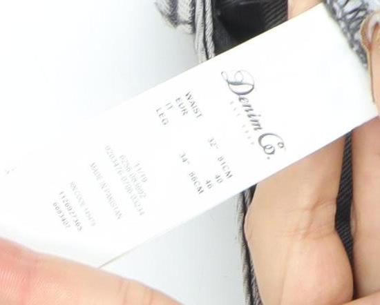 Denim Co. Mens Grey Skinny Slim Fit Jeans Size 36W 32L