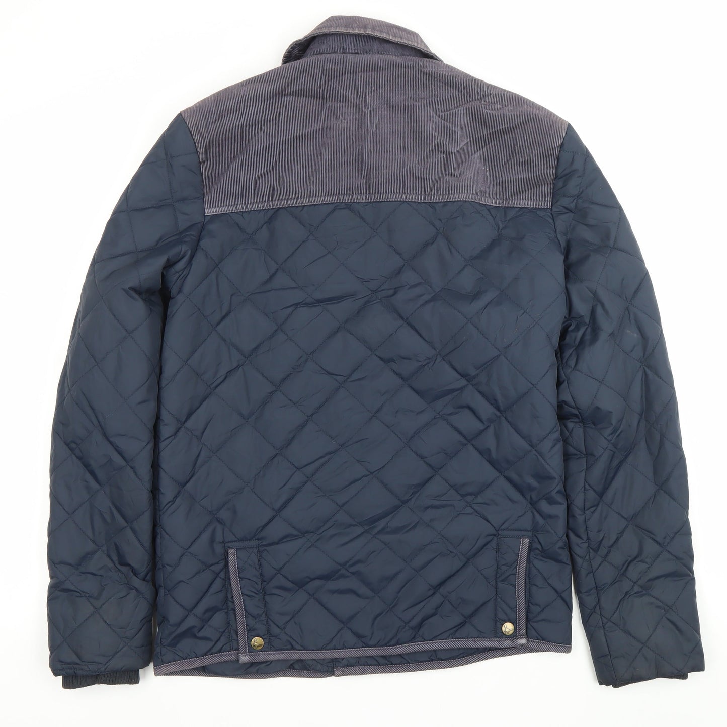 Mens UK Size S Jack Wills Blue Quilted Coat