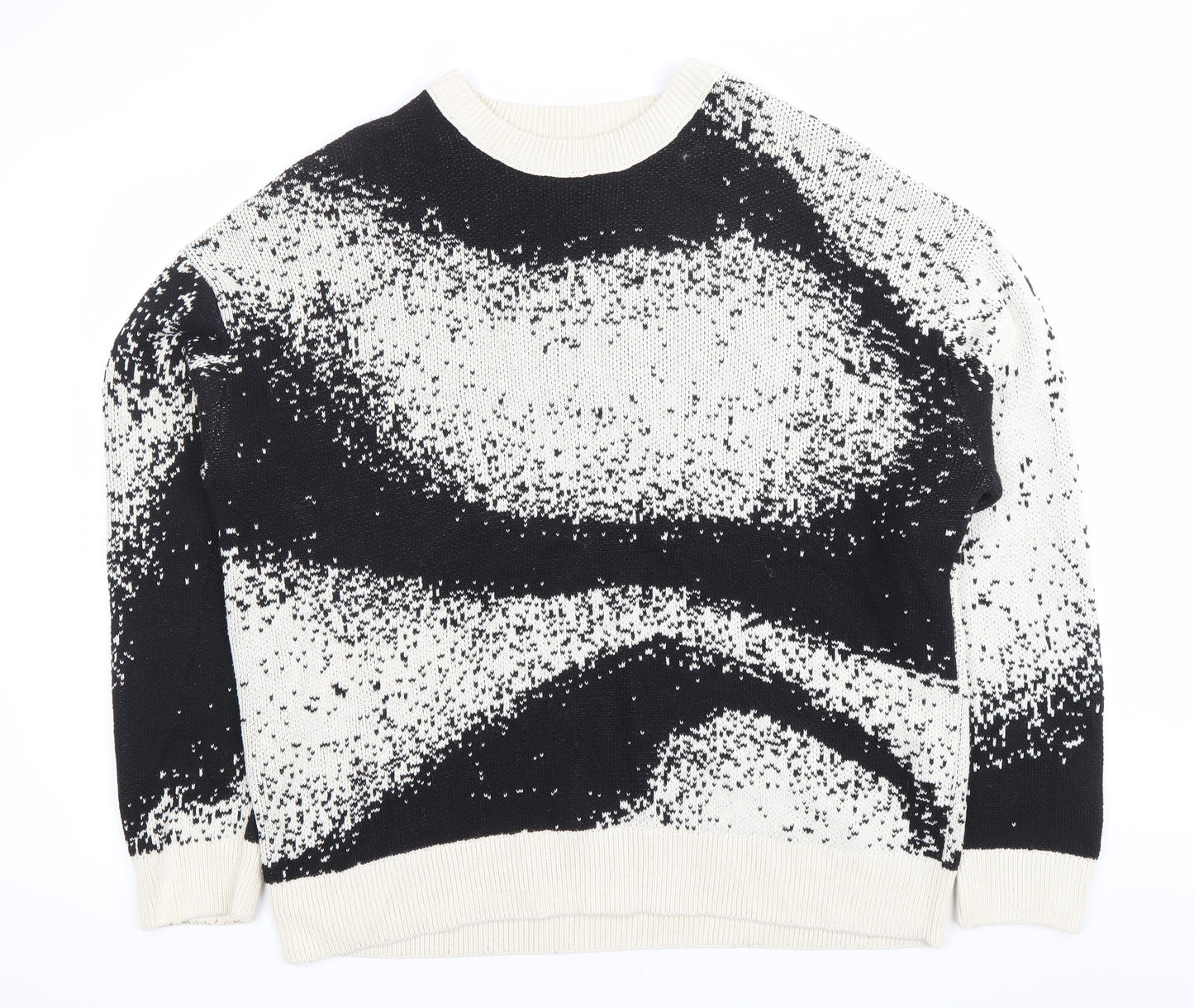 Womens UK Size L Zara Black Pullover Jumper