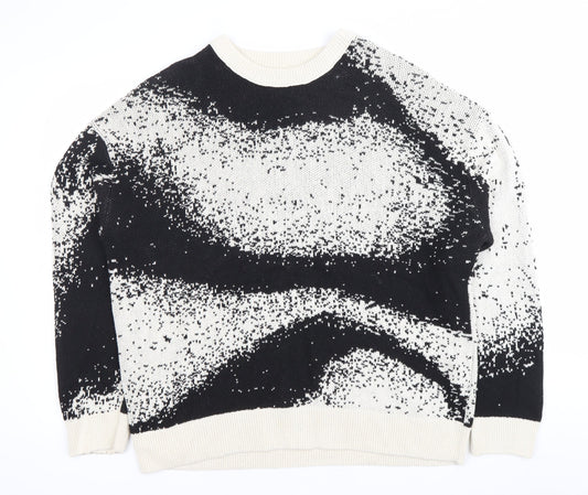 Womens UK Size L Zara Black Pullover Jumper